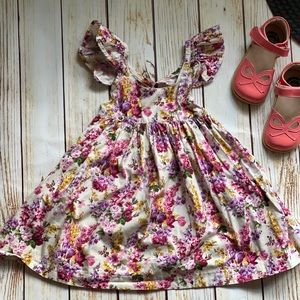 Lacey Lane girls Floral dress